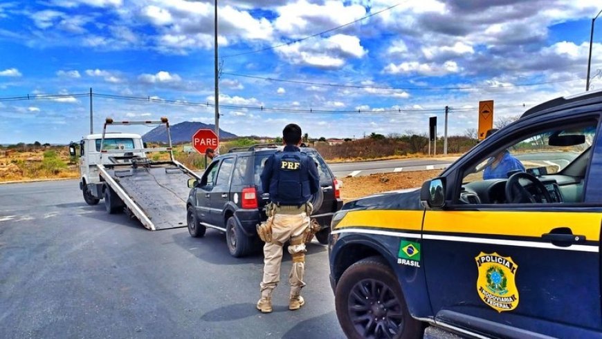 Após 10 anos, veículo roubado no Rio de Janeiro é recuperado pela PRF