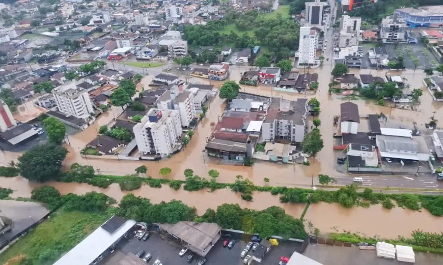 Inmet alerta para chuvas intensas no Sul do país