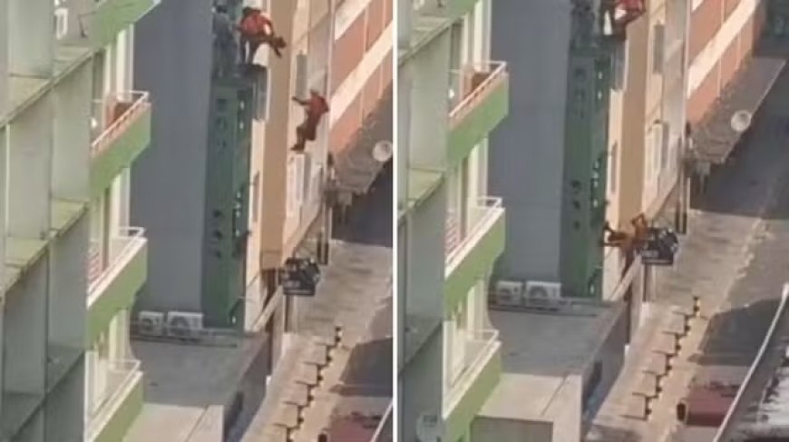Bombeiro sofre queda de quatro andares durante resgate