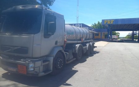 Motorista de caminhão com carga perigosa é preso por embriaguez ao volante na BR-116