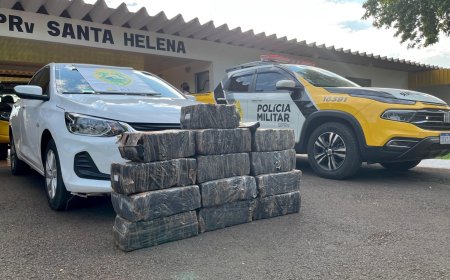 PM apreende 200 quilos de maconha após perseguição em Diamante do Oeste