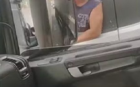 Caminhoneiro é preso após ser filmado ameaçando motorista com arma