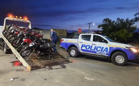 Polícia aborda mais de cem pessoas e apreende 18 motocicletas em evento de grau