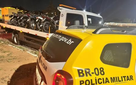 Doze motos são apreendidas em operação contra escapamentos barulhentos