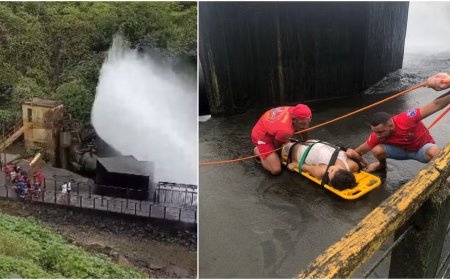 Turista de 22 anos escorrega em pedra e cai perto de precipício