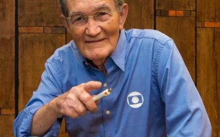 Léo Batista, aos 92 anos, está internado com tumor no pâncreas