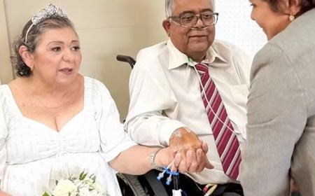 Paciente terminal se casa em hospital do DF