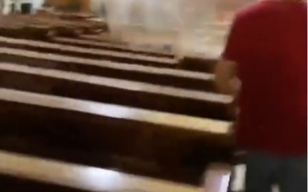 Teto de igreja desaba durante culto em São Paulo; pastor quase foi atingido