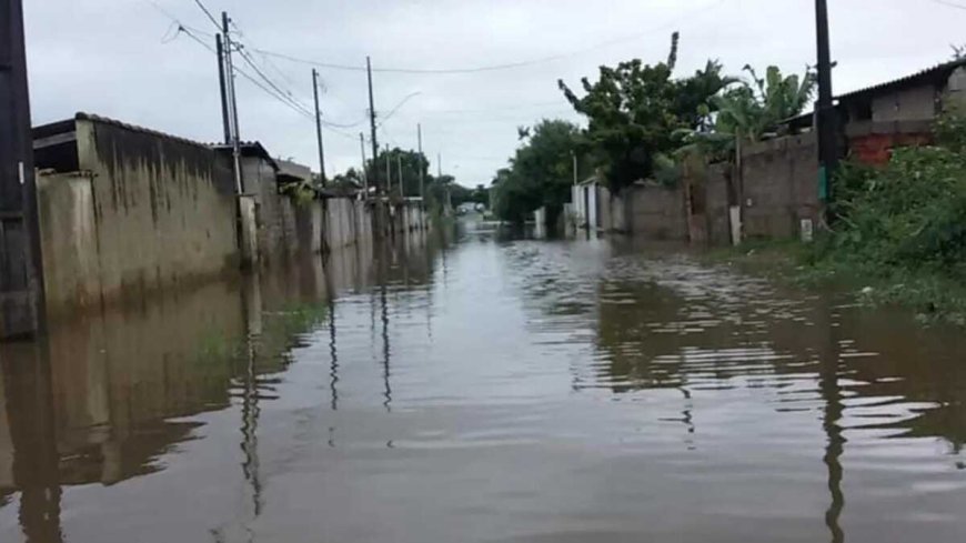 Peruíbe tem 230 desabrigados por conta das chuvas no litoral paulista