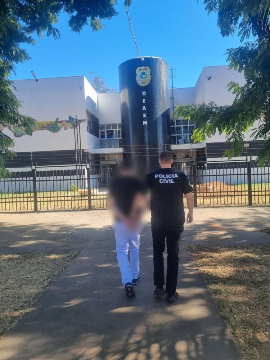 PCGO prende homem por estupro a mulher enquanto caminhava no parque