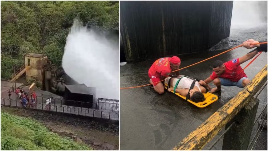 Turista de 22 anos escorrega em pedra e cai perto de precipício