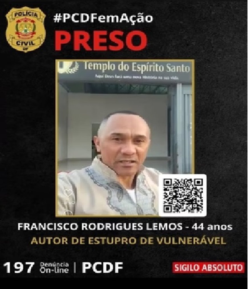 Pastor evangélico é preso acusado de abuso de menores "Estava preparando para serem boas esposas"