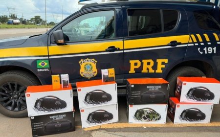 PRF apreende R$ 30 mil em mercadorias na BR-060