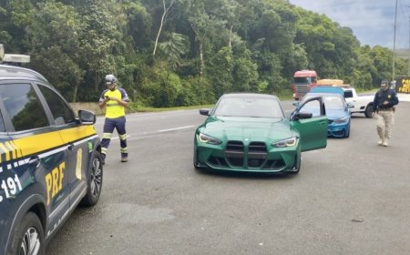 PRF flagra motoristas de BMWs realizando manobras perigosas; VEJA O VÍDEO