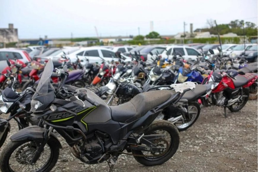 Leilão do Detran-SP em São Sebastião tem moto a partir de R$ 200 e carro a R$ 550