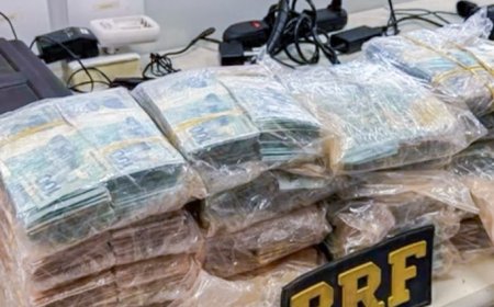 PRF apreende R$ 940 mil em fundo falso de veículo