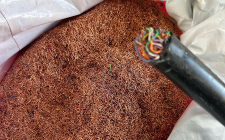 Polícia apreende 290 quilos de fios de cobre