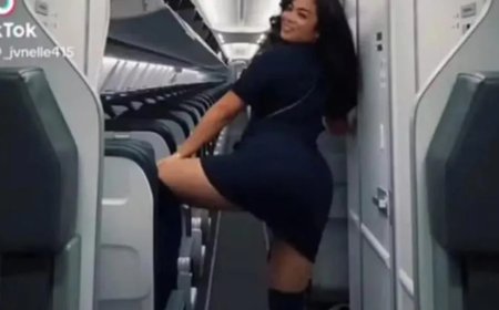 VÍDEO: Comissária é demitida após postar vídeo rebolando dentro de avião