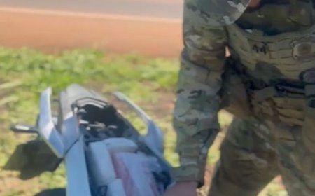 Homem é preso em Jataí com cocaína escondida em banco de moto