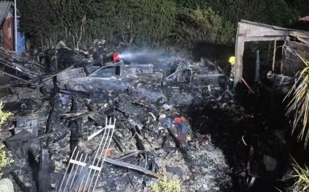 Menina de 10 anos é encontrada morta dentro de banheiro após casa pegar fogo em SC