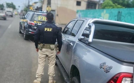 PRF recupera caminhonete de luxo com menos de dois anos de uso e já roubada duas vezes