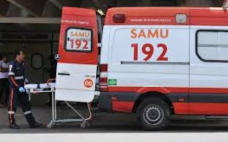 Trabalhador sofre acidente em obra e tem barra de ferro cravada no rosto