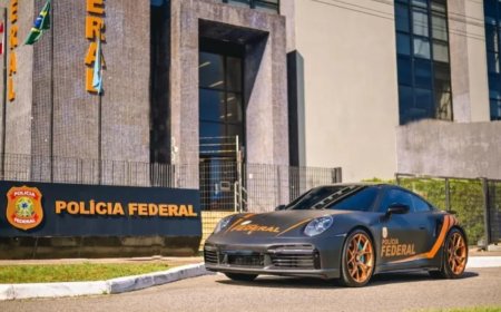 Porsche de R$ 1,5 milhão vira viatura da Polícia Federal em Santa Catarina