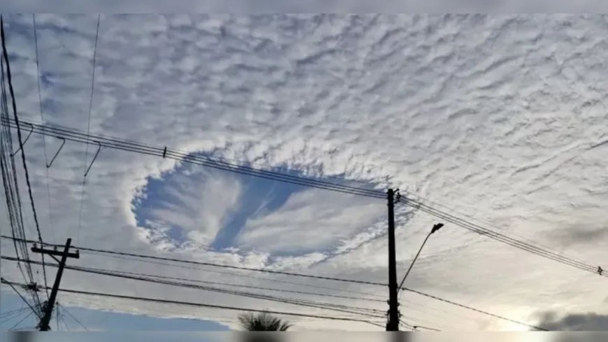 ‘Buraco no céu’: fenômeno chama atenção de moradores em Peruíbe (SP)