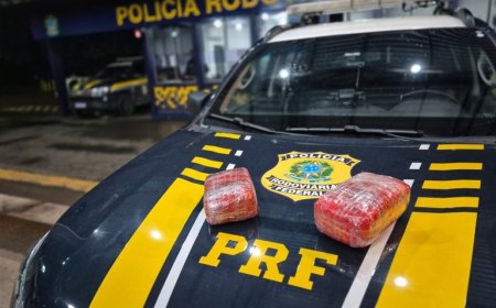 PRF apreende skunk em mochila abandonada em ônibus e prende passageiro em Rondonópolis-MT