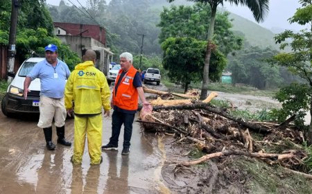 Chuvas deixam mais de 100 desalojados em Angra dos Reis, no Rio