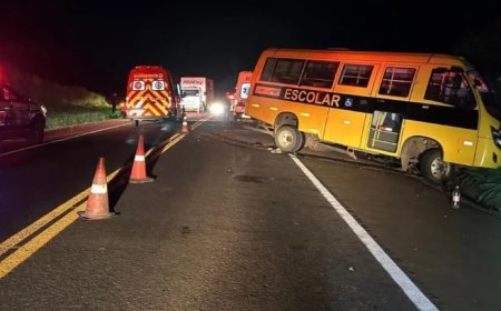 TRAGÉDIA: Família morre em acidente entre carro e ônibus escolar no Paraná