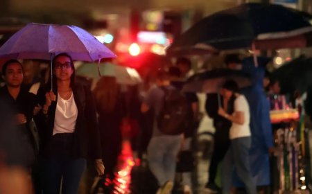 Boa parte do país tem previsão de chuva para esta semana