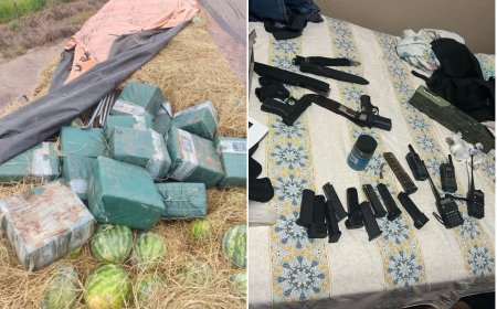PF e Forças de Segurança realizam a maior apreensão de cocaína dos últimos 15 anos no Tocantins