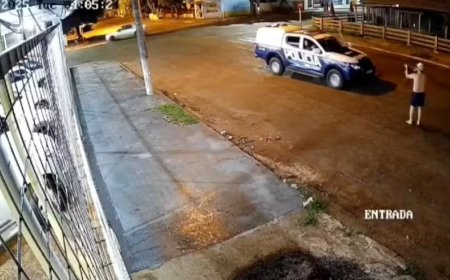 Empresário é baleado ao ameaçar e apontar espingarda para policiais em viatura em MS