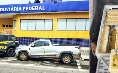 PRF recupera caminhonete furtada e apreende queijo sem refrigeração