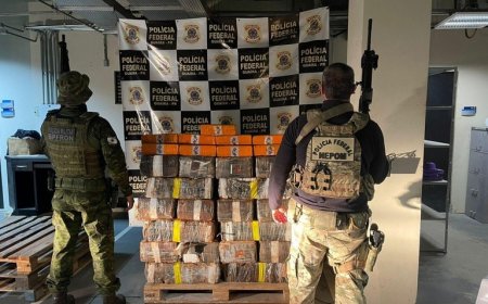 PF e BPFRON apreendem três armas e 750 kg de maconha
