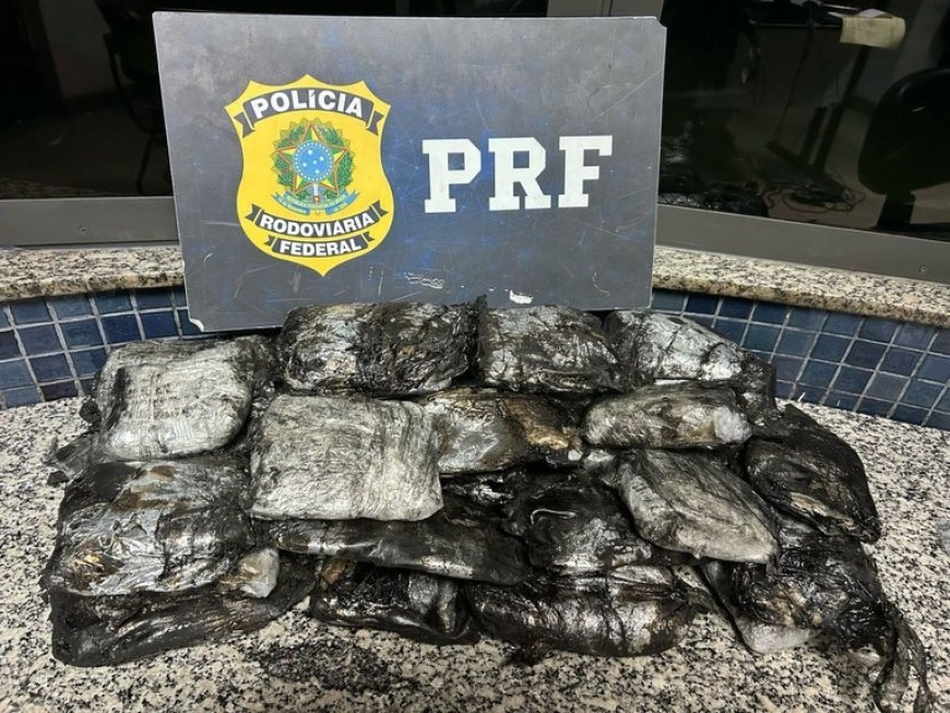 CHEIRÃO DA MACONHA: PRF pega traficante com 13 KG escondidos em pneus
