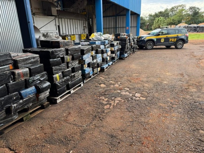 PRF apreende quase 7,5 t de maconha na BR-163; VEJA O VÍDEO
