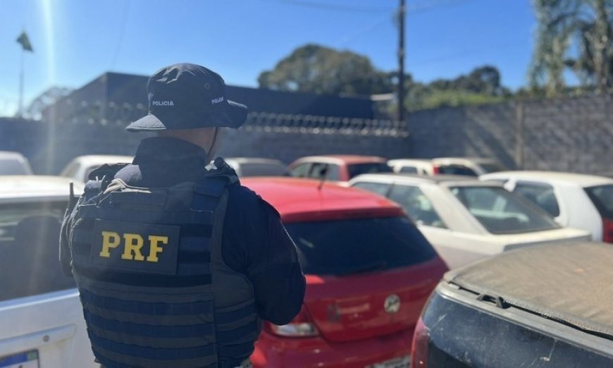 PRF realiza leilão on-line de veículos retidos e abandonados em pátios do estado