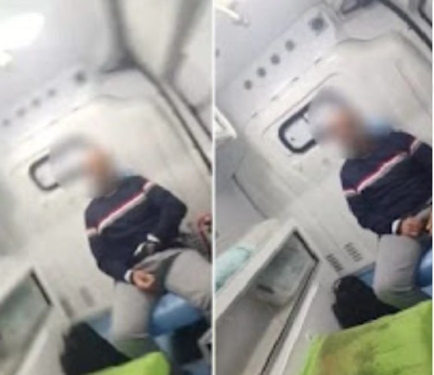 Homem faz ato obsceno dentro de ambulância ao lado de paciente