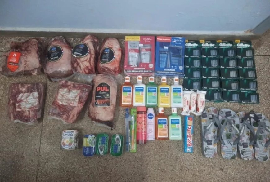Ladrão invade mercado pelo telhado e furta R$ 2,5 mil em picanha