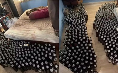 Homem morre cercado de garrafas após beber só cerveja por um mês