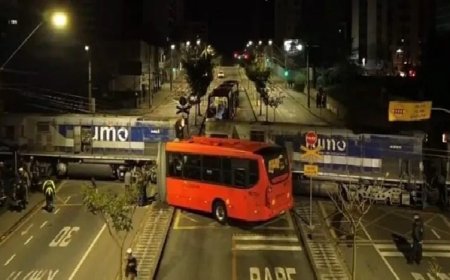 Ônibus se parte ao meio em grave acidente com trem