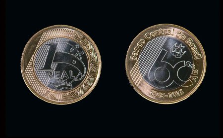 Banco Central lança moeda comemorativa de R$ 1 pelos 60 anos do órgão