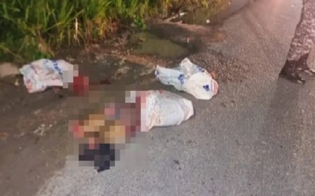 Homem é encontrado esquartejado e com mensagem em bilhete