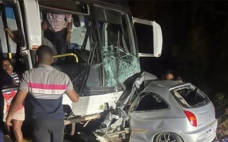 Acidente com ônibus de romeiros deixa 5 mortos em MG