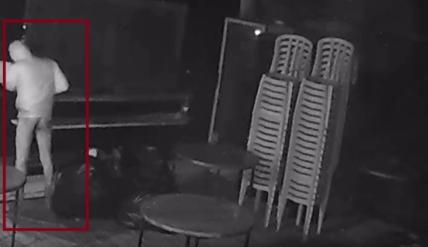 ladrão vestindo apenas calcinha e blusa furta bebidas em bar na Zona Sul de SP