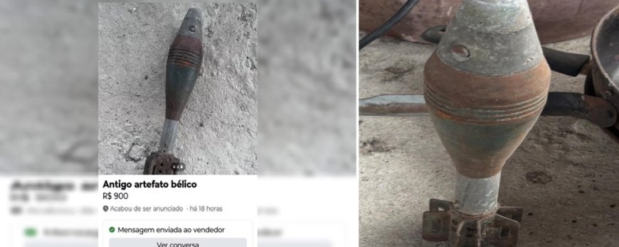 Mulher anuncia venda de explosivo das Forças Armadas on-line e é presa