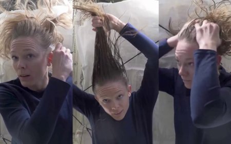 Como se lava o cabelo no espaço? Astronauta da ISS demonstra