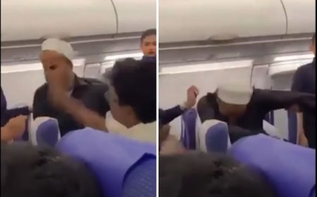 Passageiro com crise de pânico leva tapa de desconhecido em voo; Veja o Vídeo